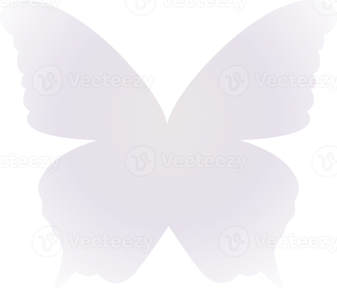 y2k gradient butterfly png