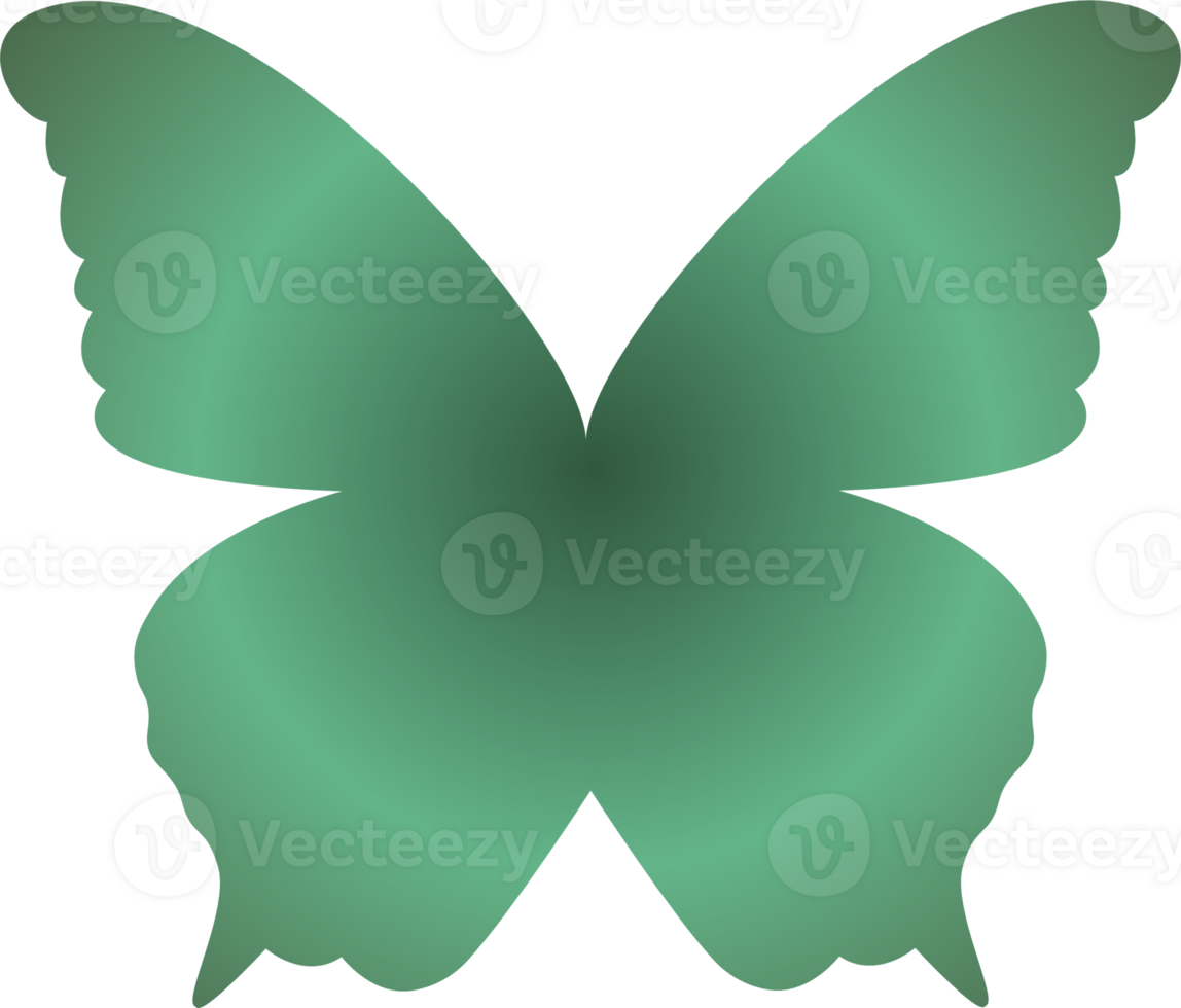 y2k gradient butterfly png