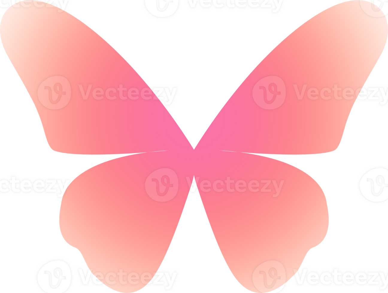 y2k gradient butterfly png