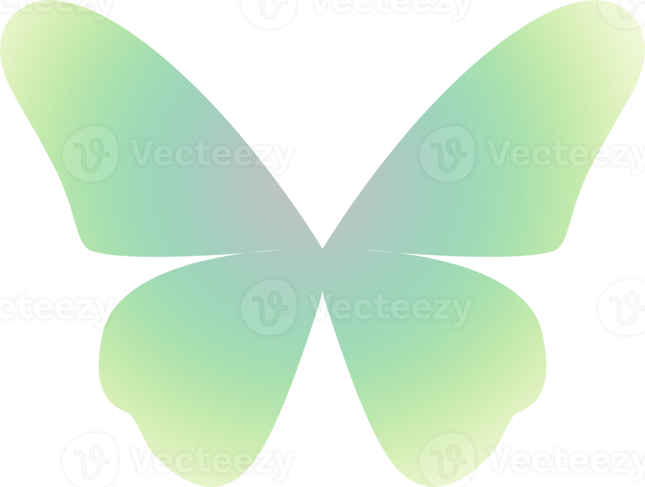 y2k gradient butterfly png