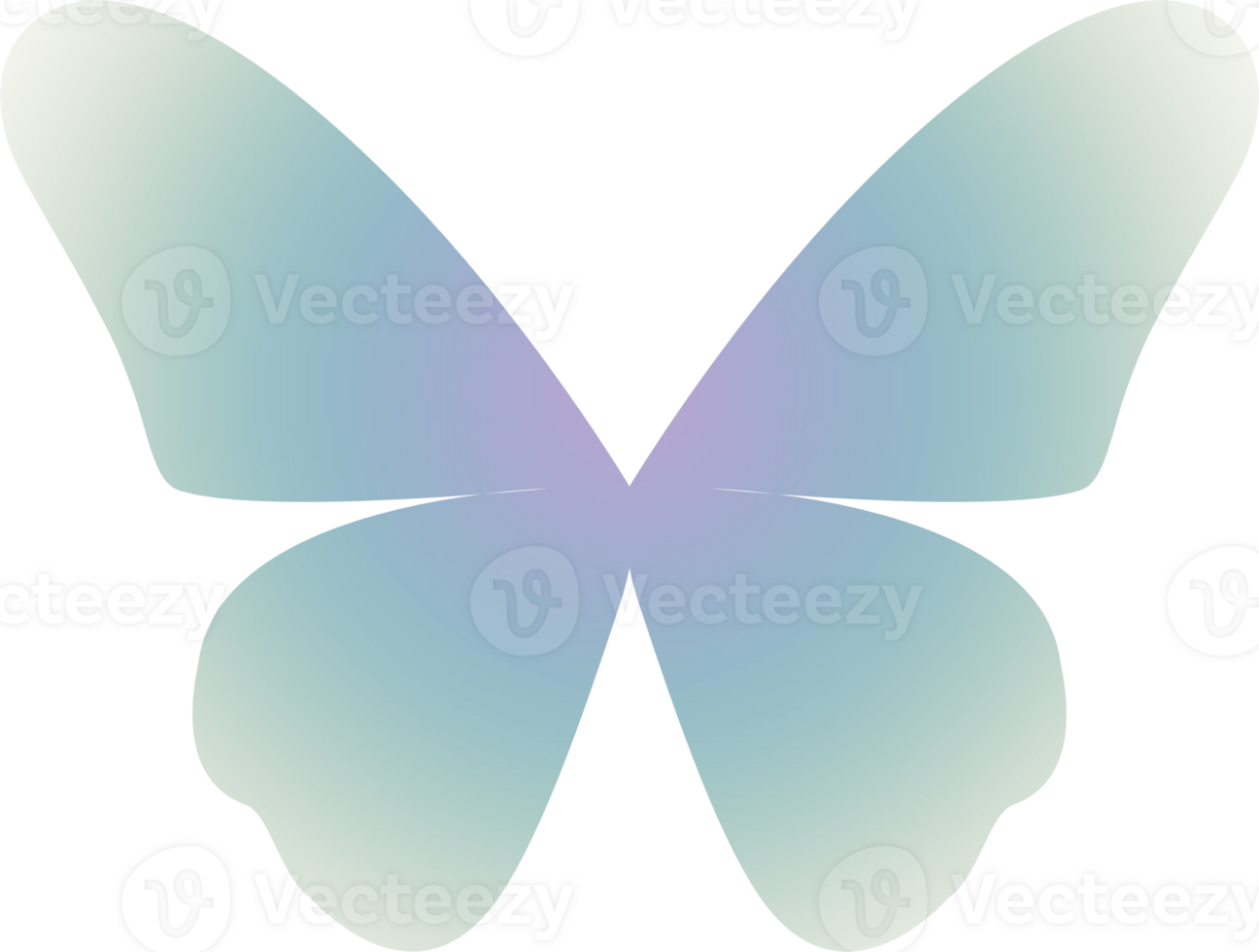 y2k gradient butterfly png