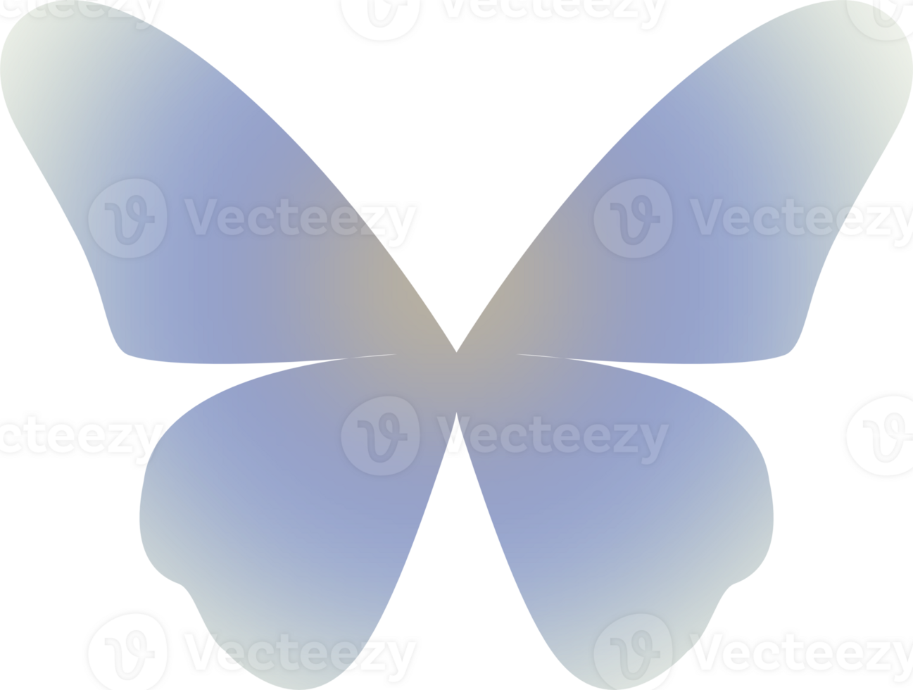 y2k gradient butterfly png