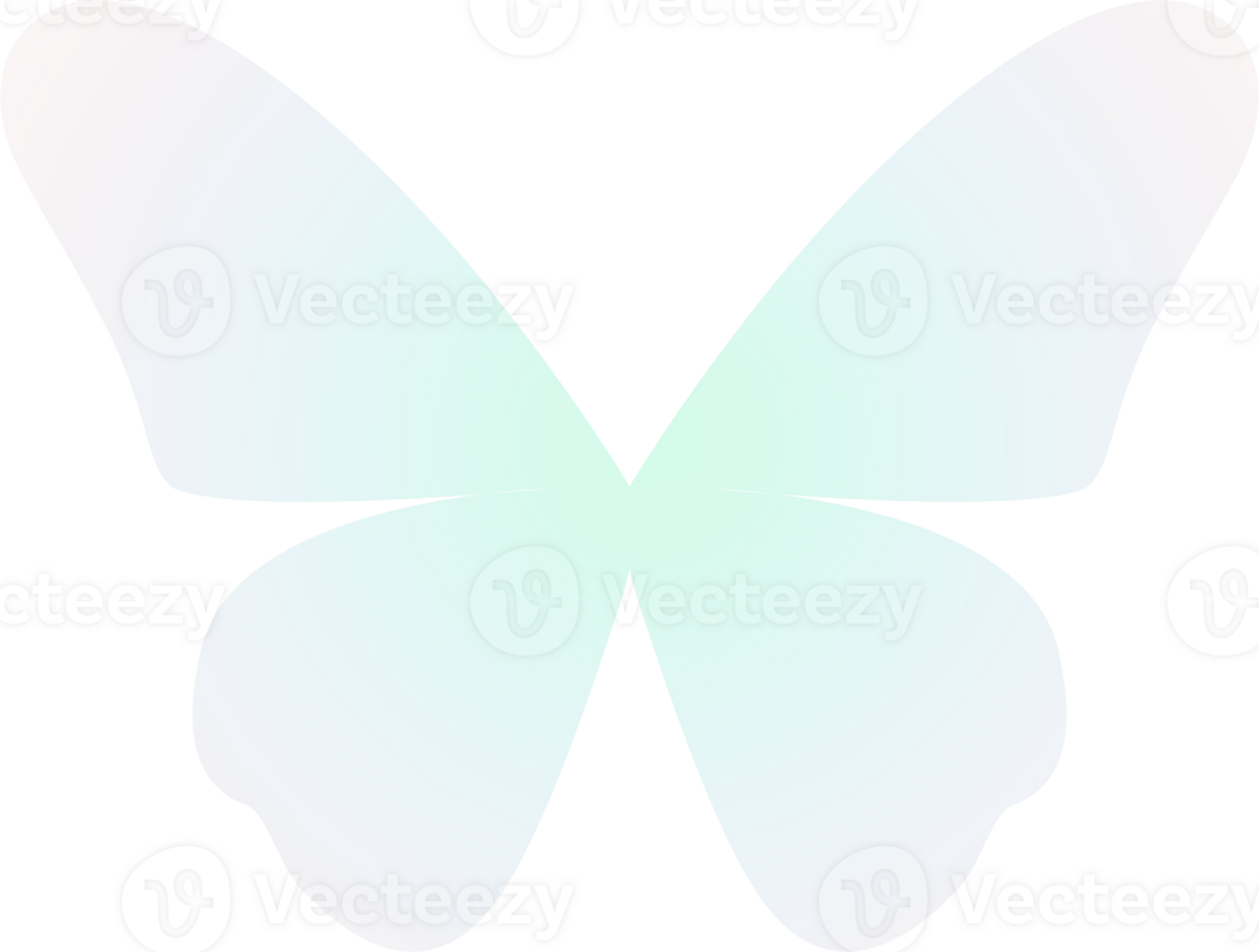 y2k gradient butterfly png