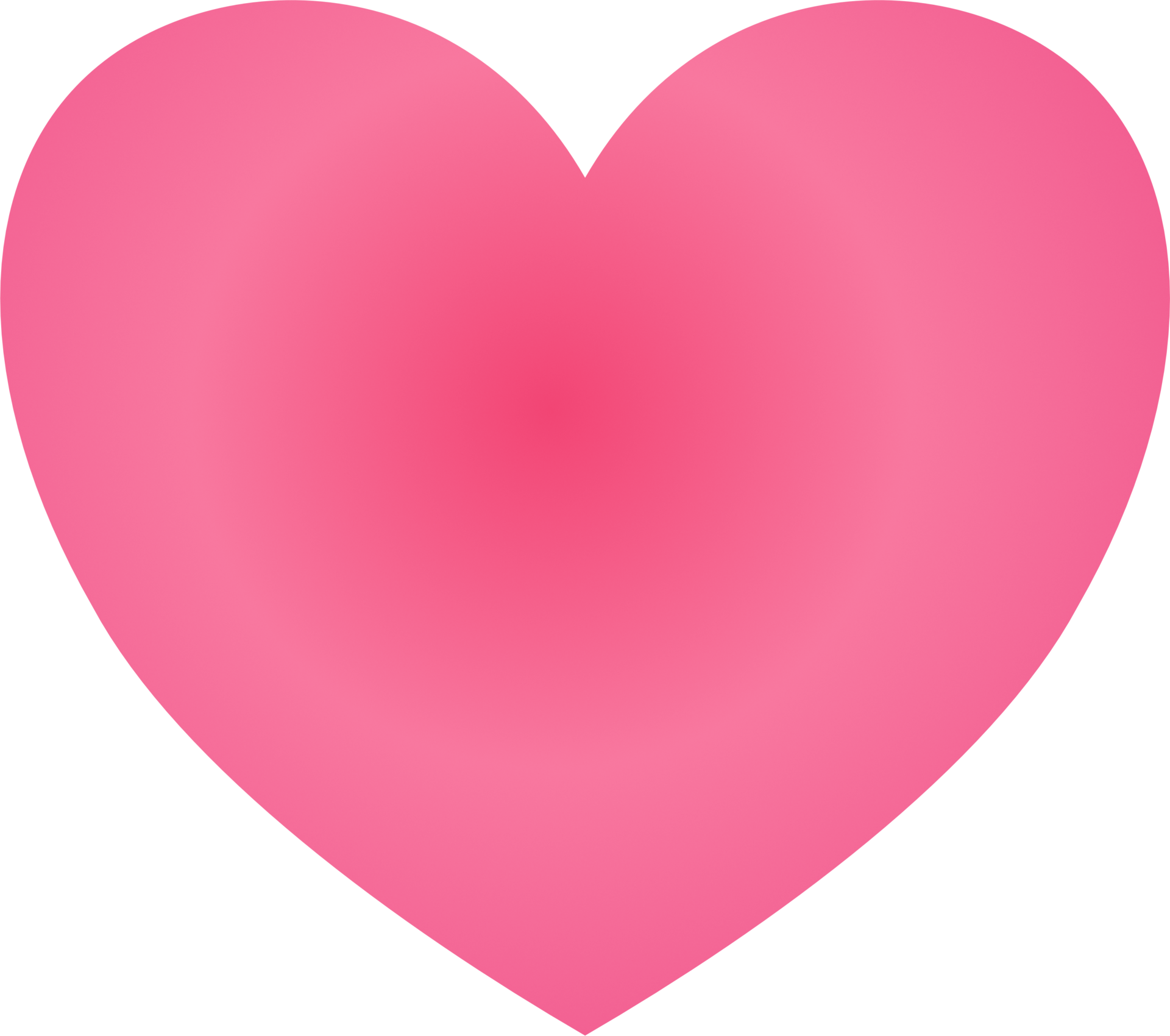 Y2k gradient heart 24513813 PNG