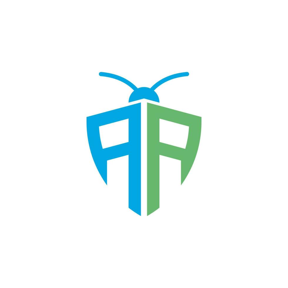 Letters AA Pest Control Logo vector
