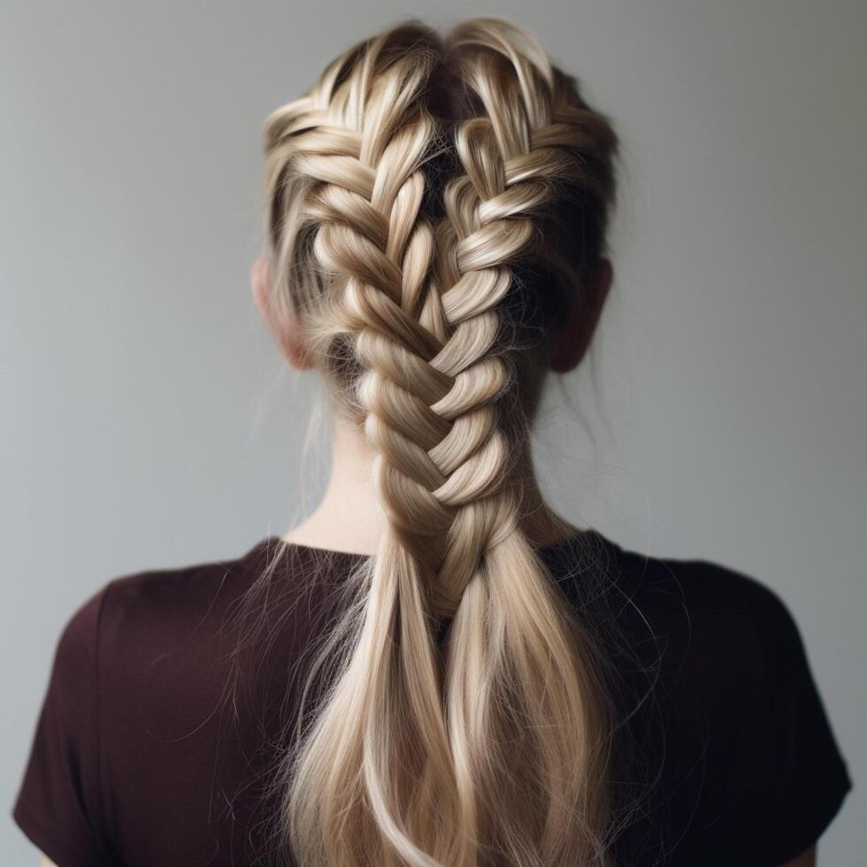 photo of Peek-a-boo braid