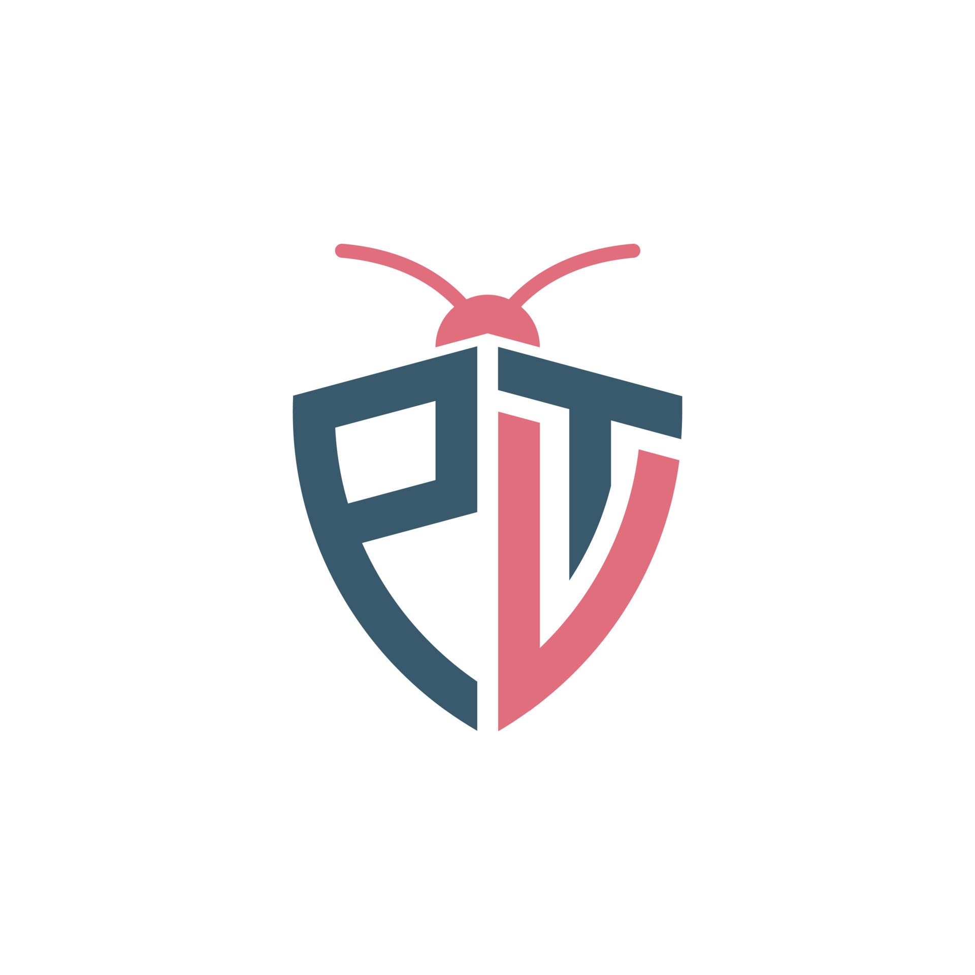 Letters PTV PVT Pest Control Logo 24514160 Vector Art at Vecteezy