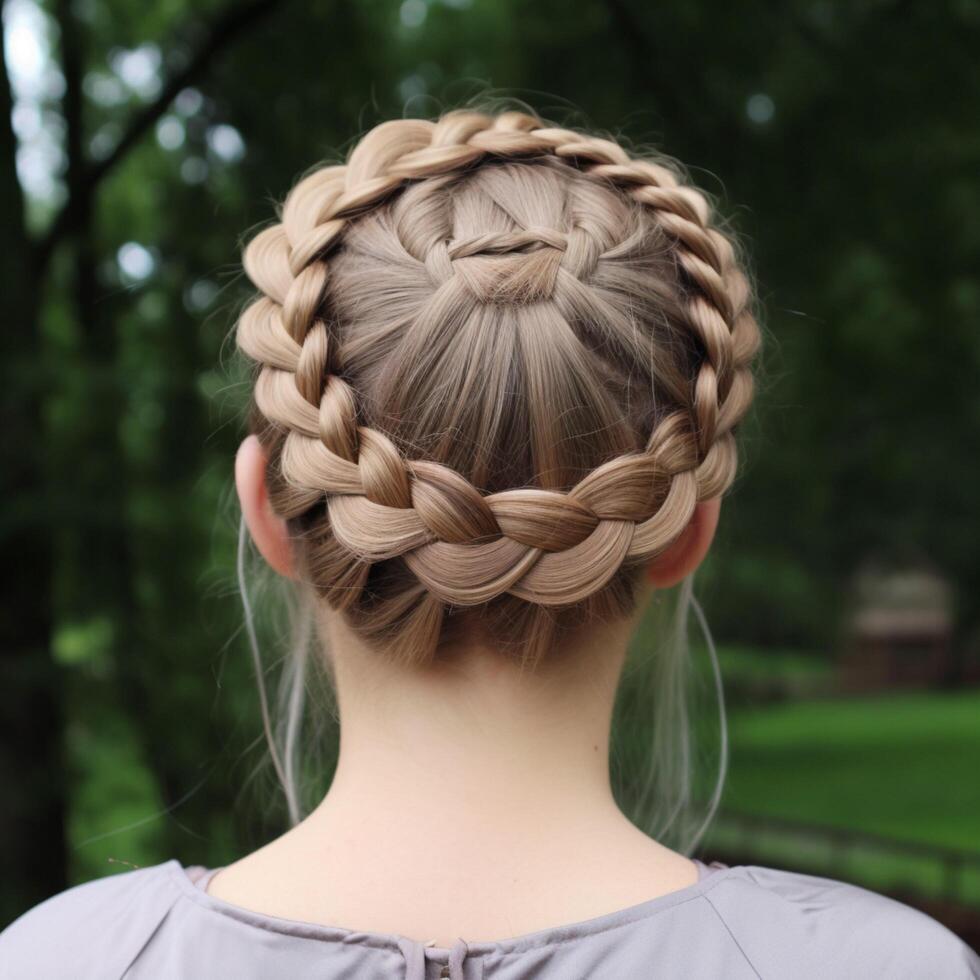 photo of Dutch Crown Braid