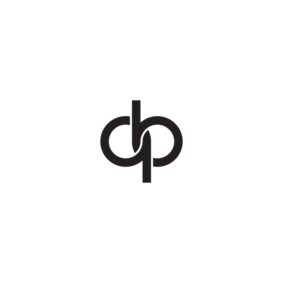 Letters QB Monogram logo design vector