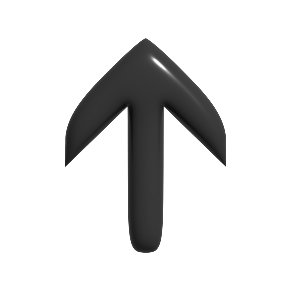 3d icon of arrow png