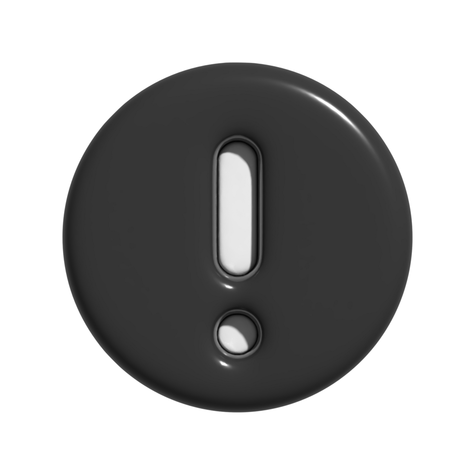 warning icon 3d png