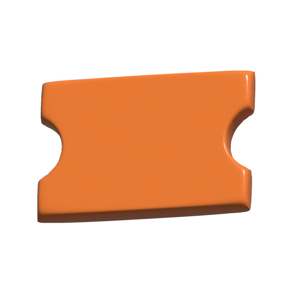3d icon of voucher png