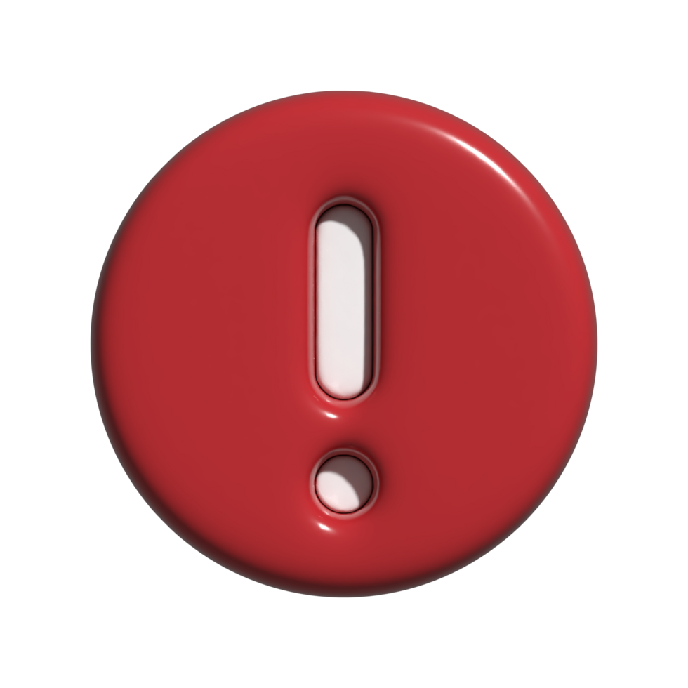 warning icon 3d png
