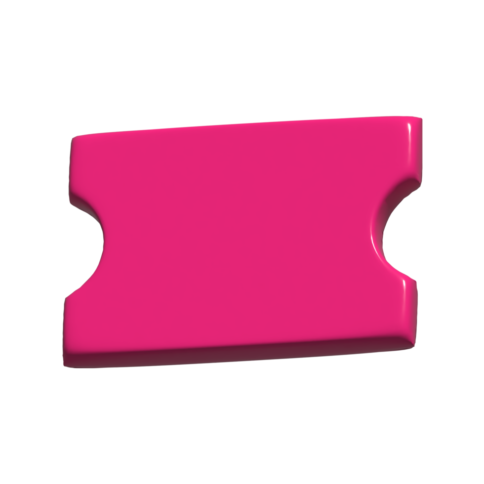 3d icon of voucher png