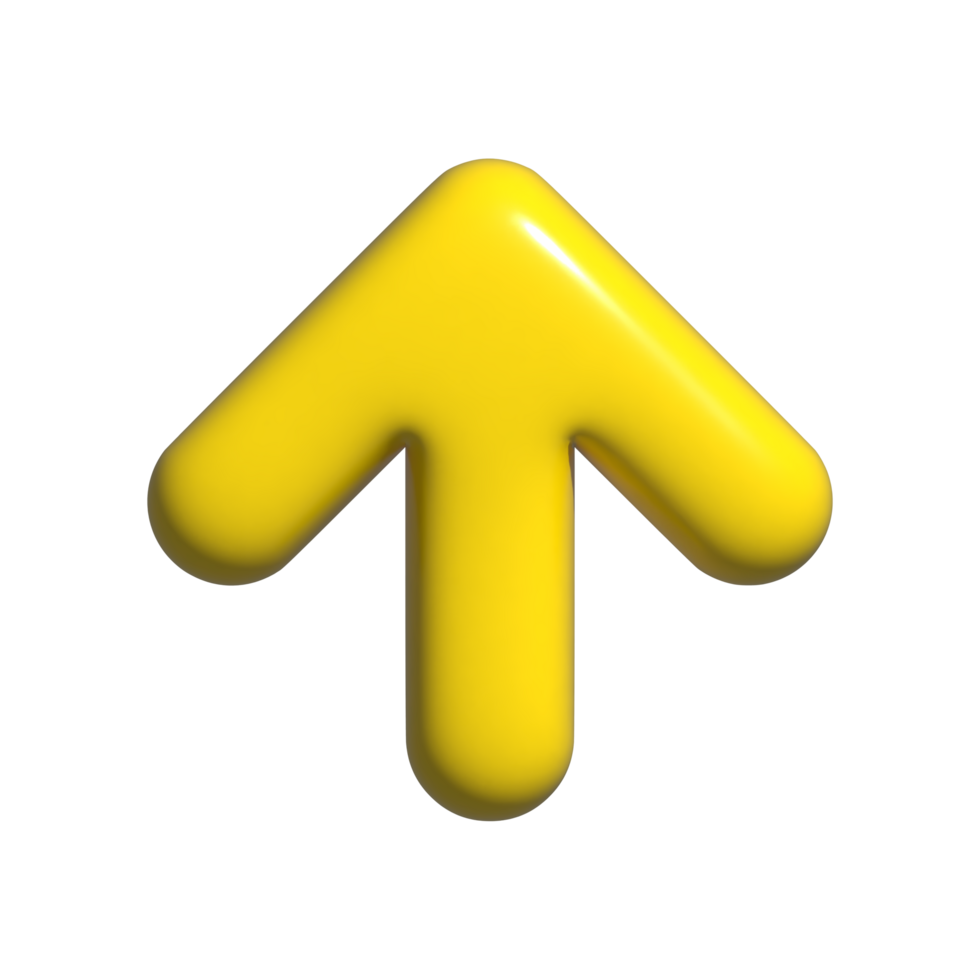 arrow icon 3d png