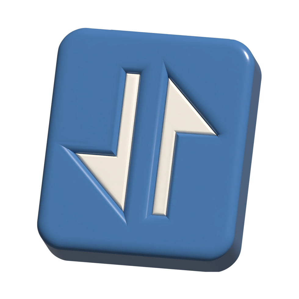 3d icono de transferir datos png