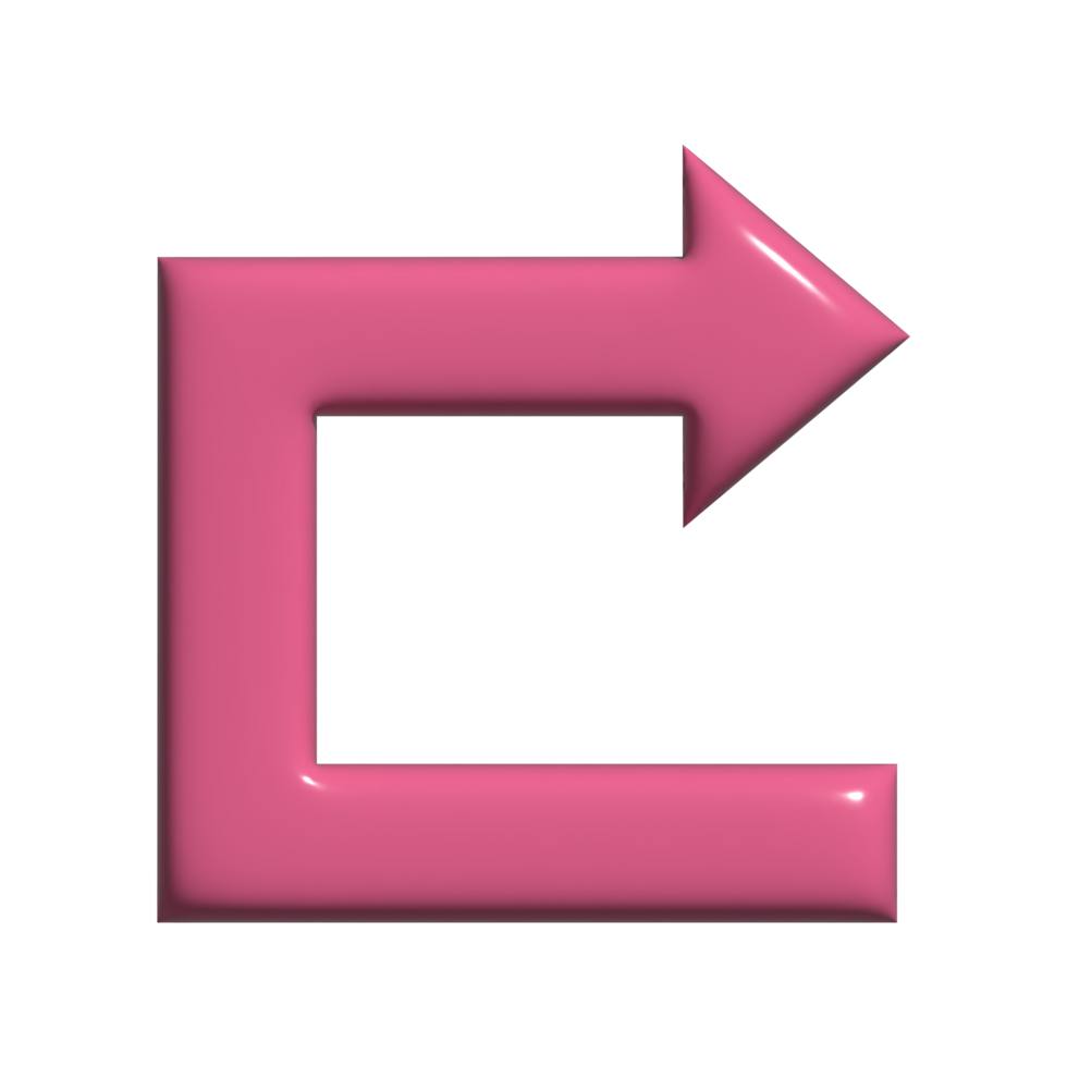 arrow 3d icon png