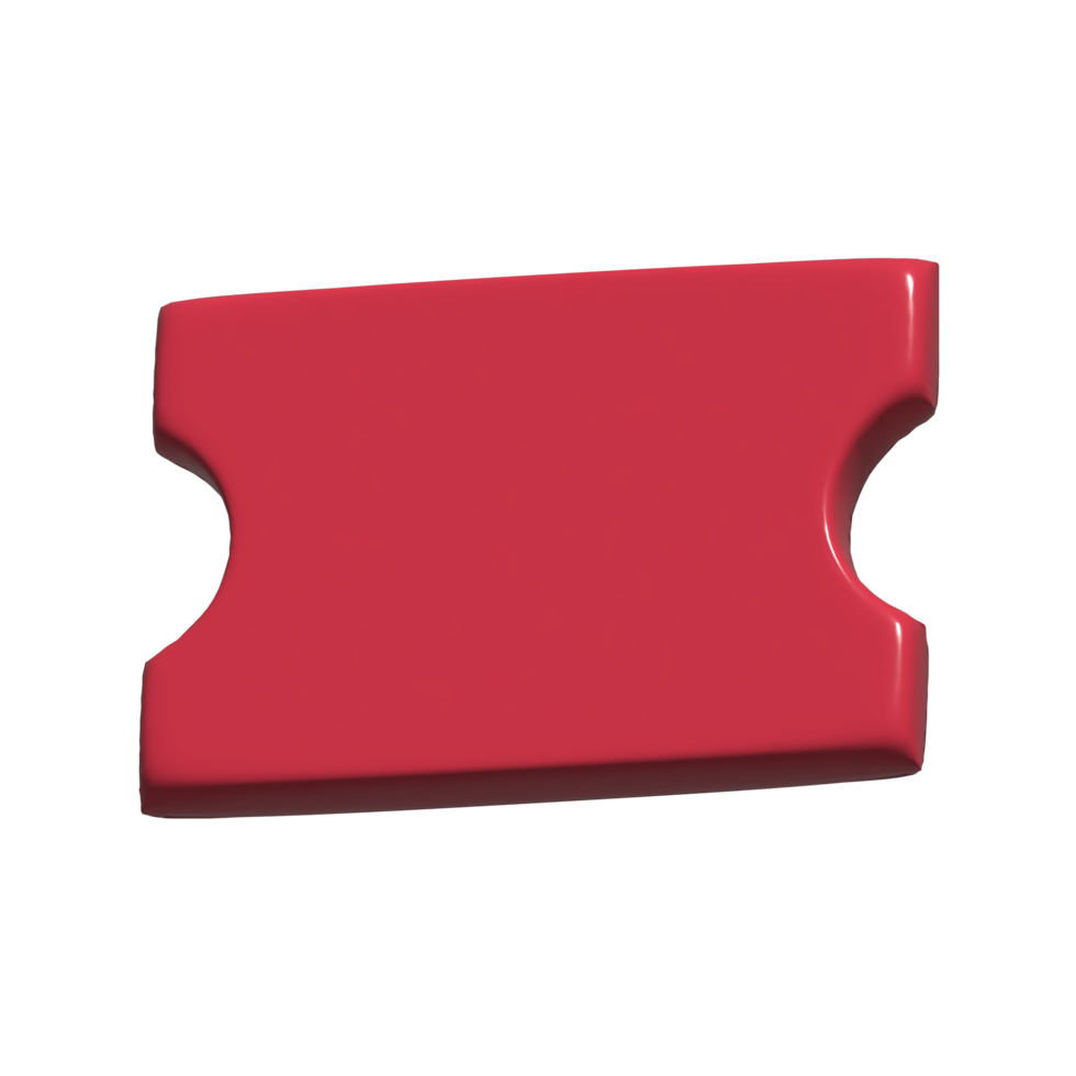 3d icon of voucher png