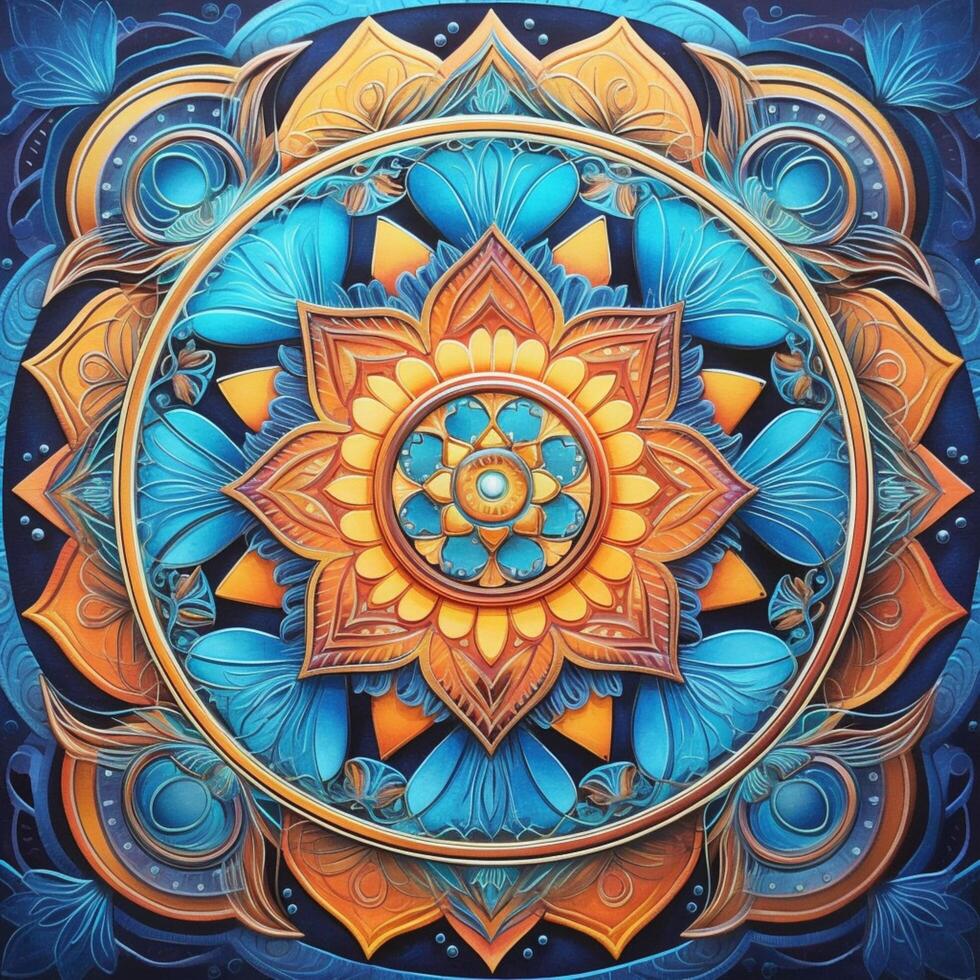 photo of Meditating with mandalas