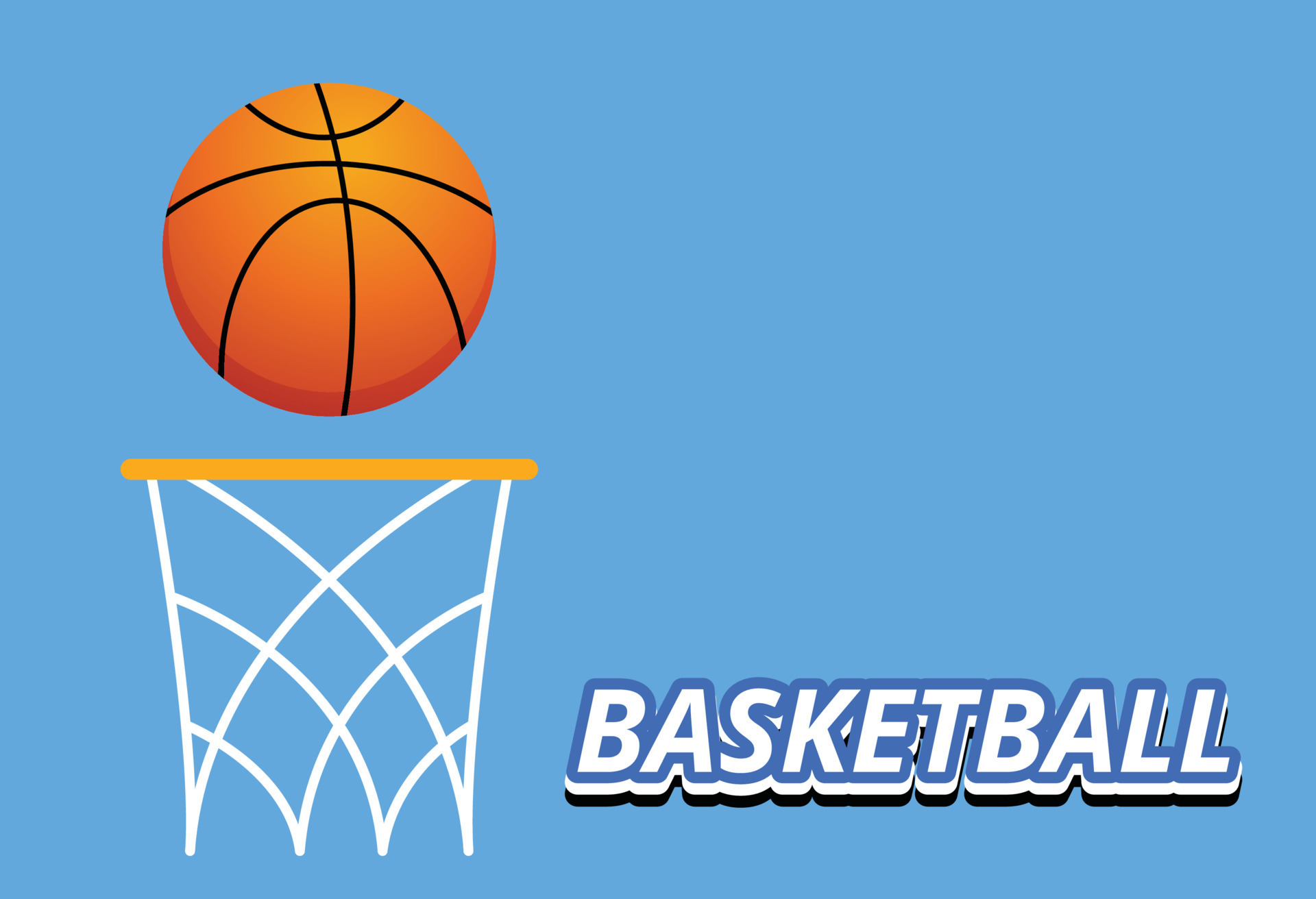 Basketball Vector Illustration 24514914 Vector Art At Vecteezy Basketball Vector Illustration 24514914 Vector Art At Vecteezy