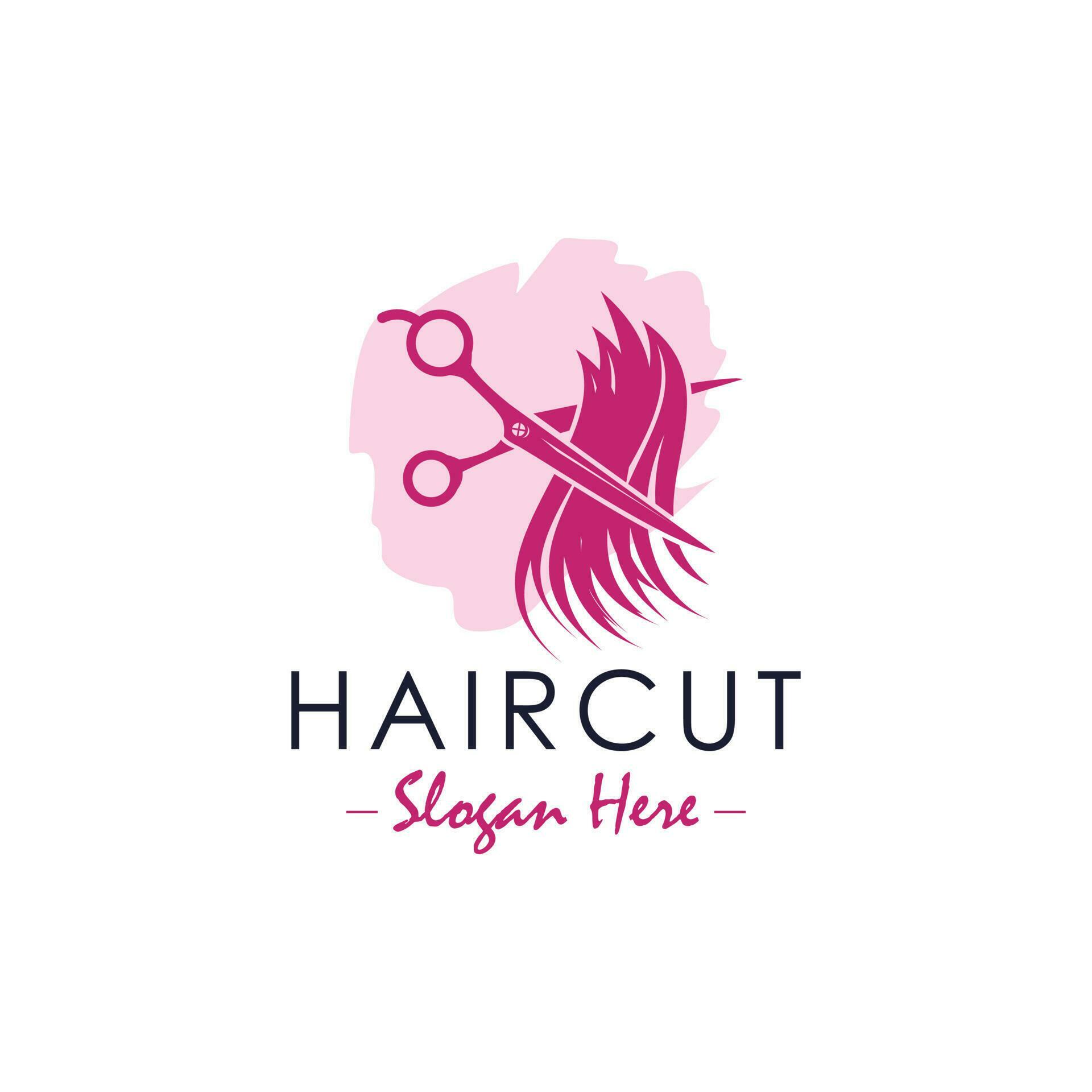 Haircut logo design vector with creative unique and modern idea ...