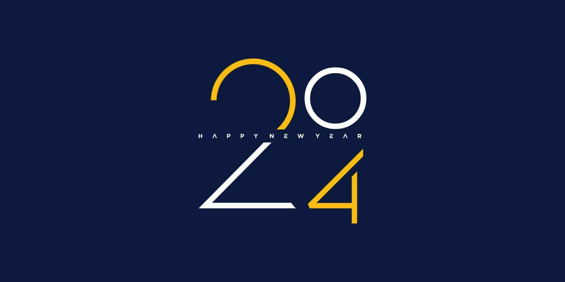2024 logo design template with modern and unique style 24515224 Vector