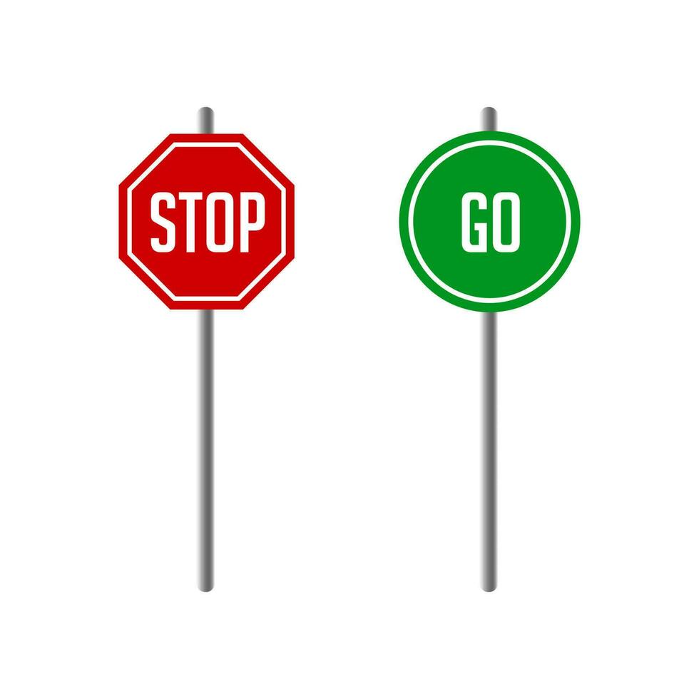 Stop and Go Signs 