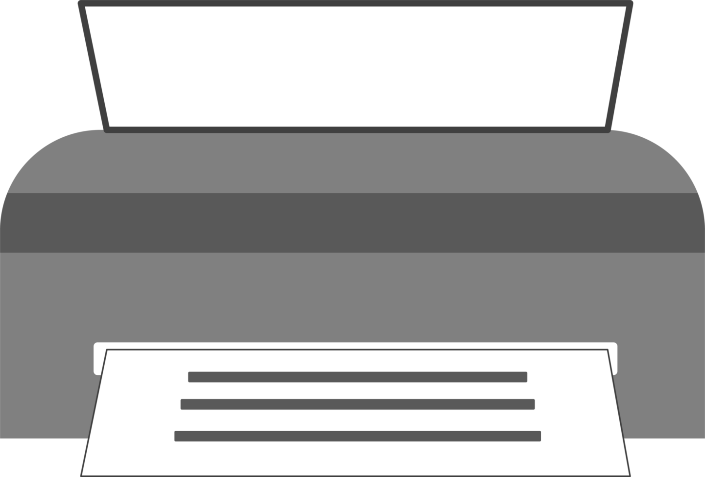 Printer icon. Simple flat symbol. design illustration. png