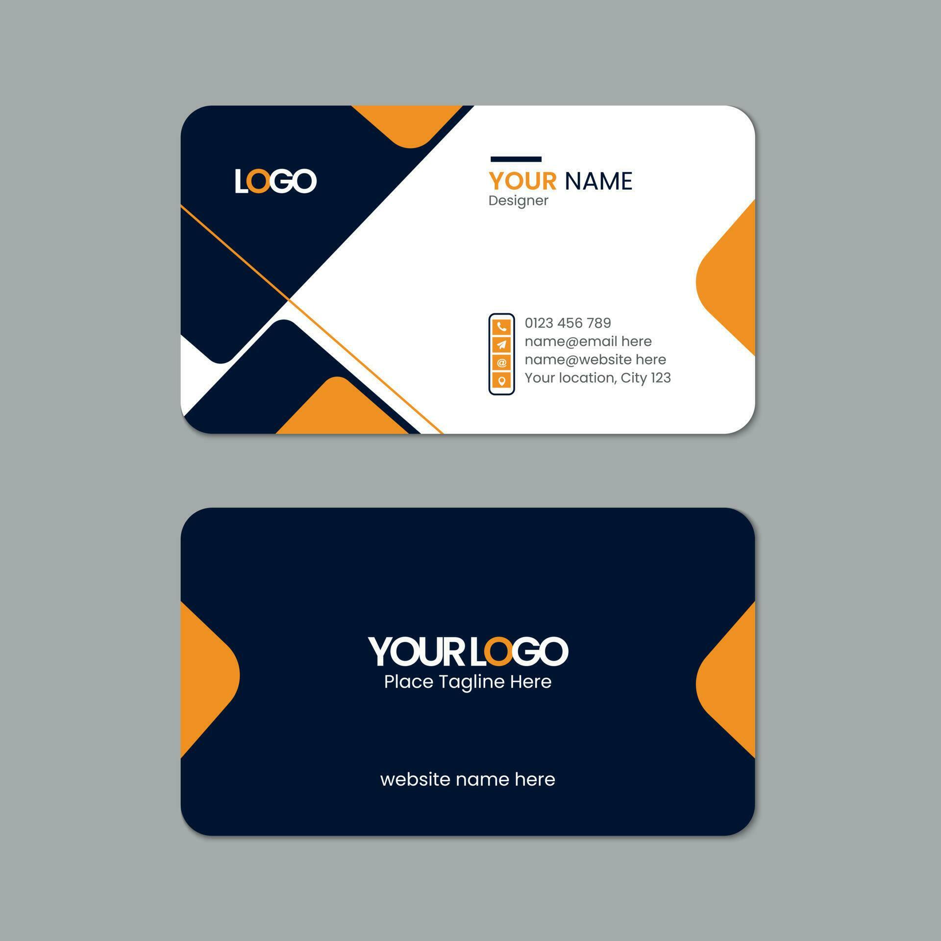 Round corner business card template design with texture and pattern Round corner business card template design with texture and pattern