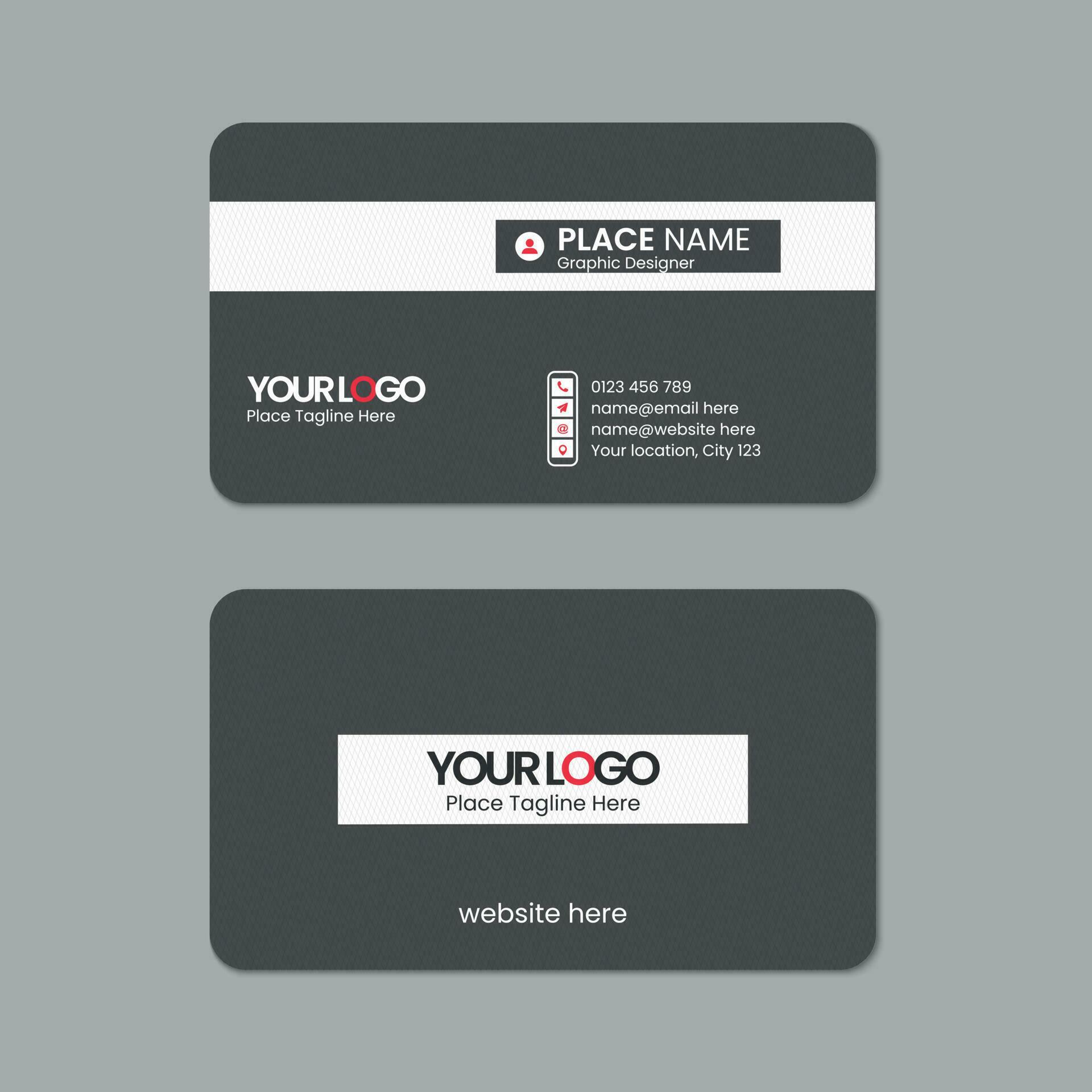 Business card template design with texture and pattern, visiting card, name card, Print ready