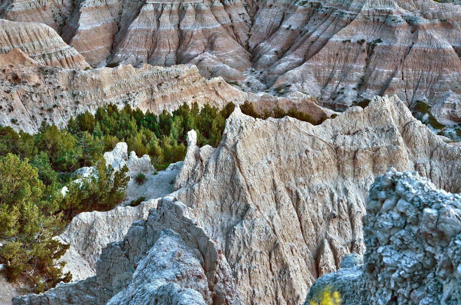 HDR Badlands Scenery photo