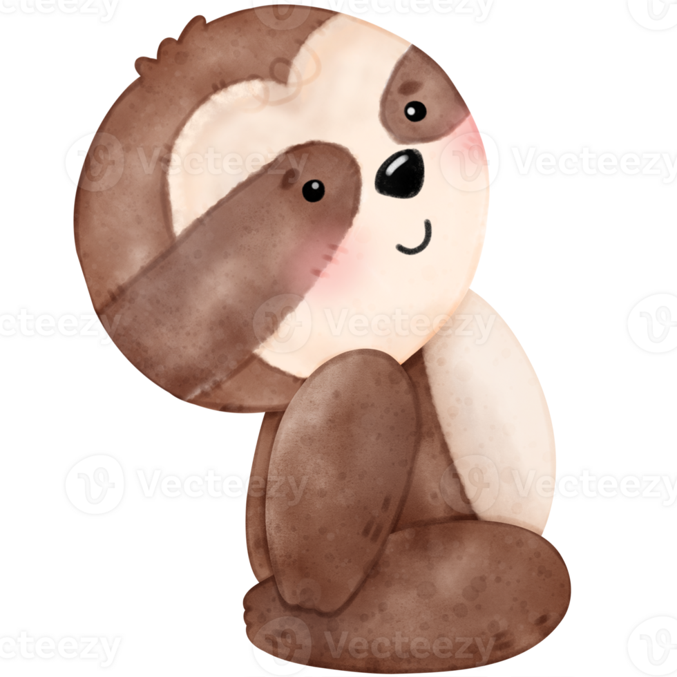 Yoga sloth, sloth, cute sloth, Yoga png