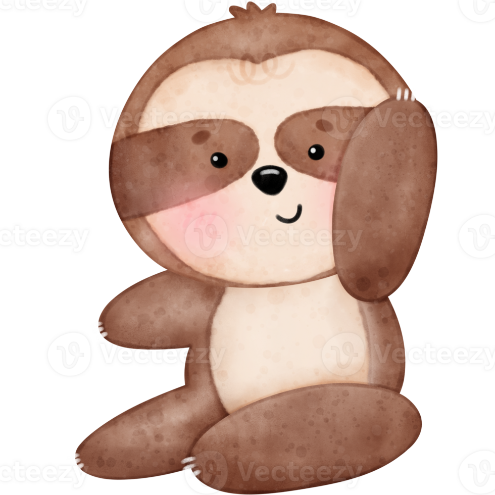 Yoga sloth, sloth, cute sloth, Yoga png