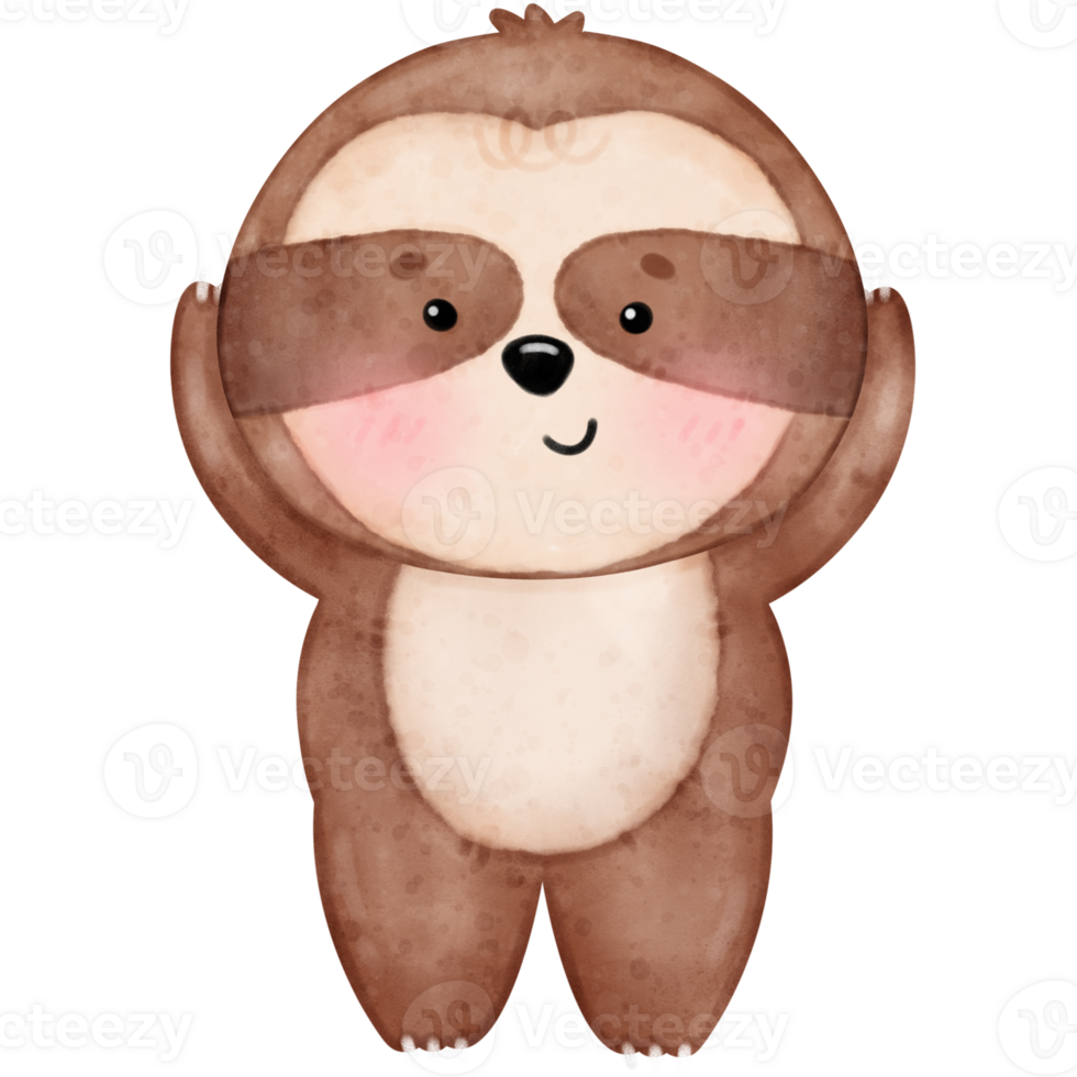 Yoga sloth, sloth, cute sloth, Yoga png