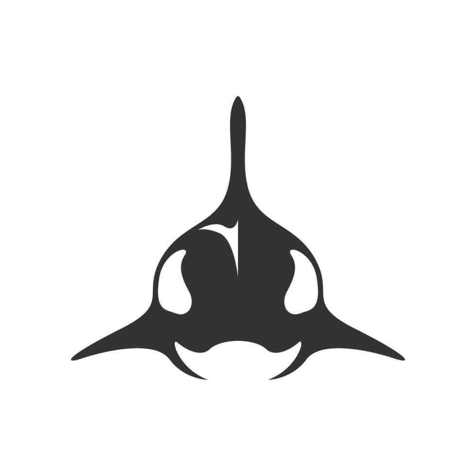 Whale logo icon design vector