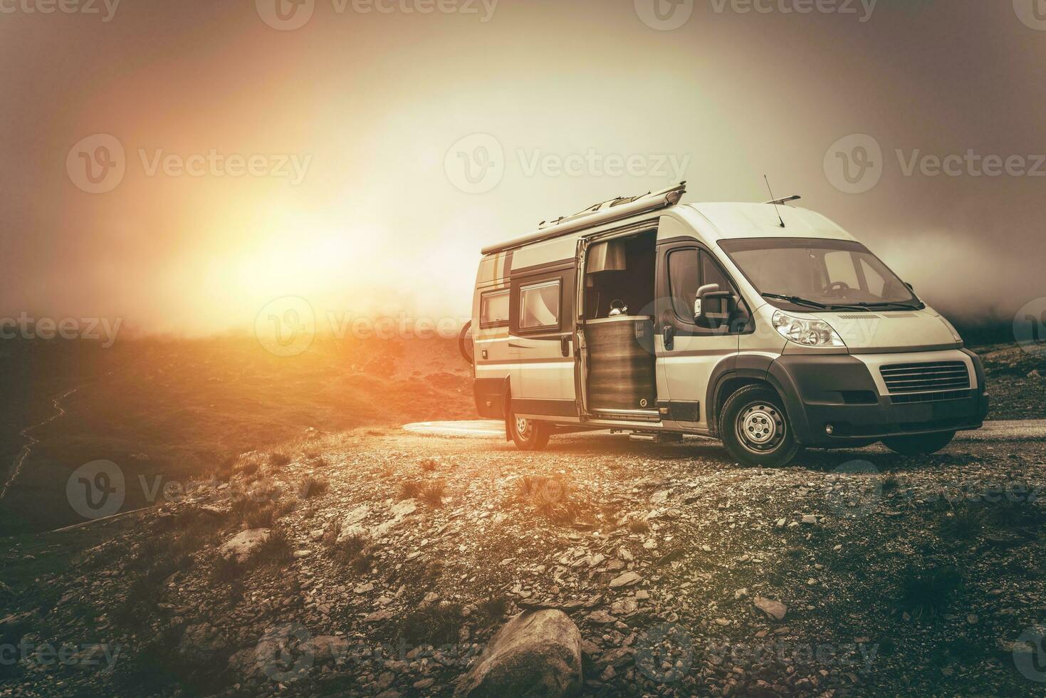 RV Camper Journey North photo