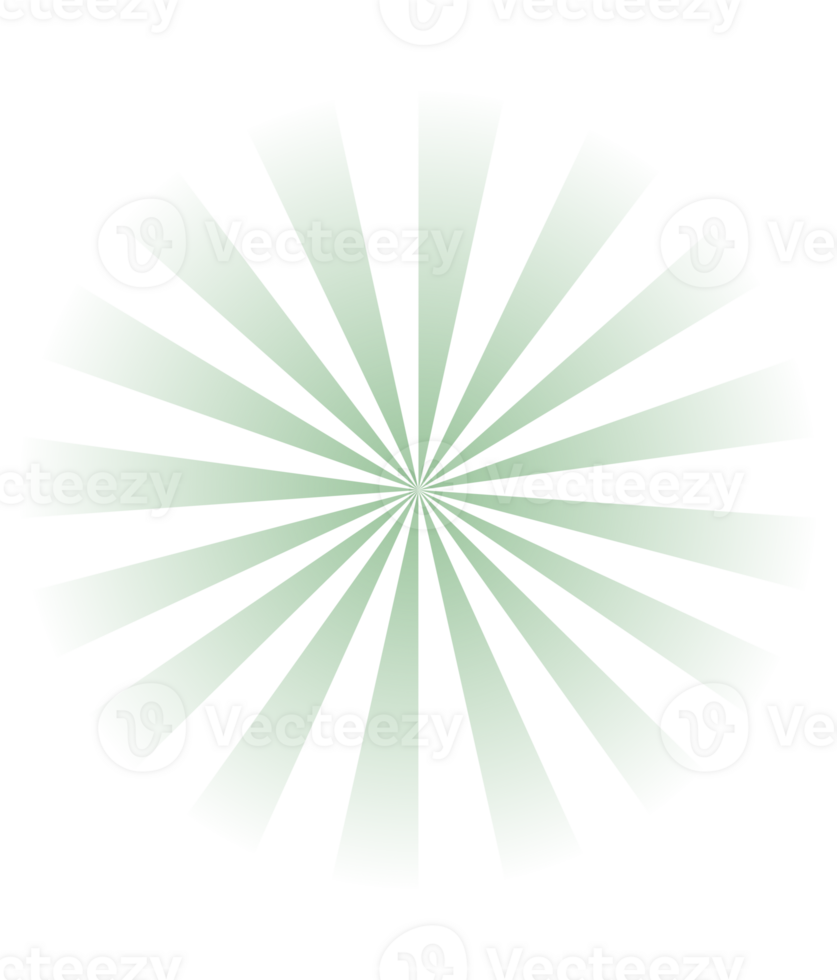 degradado retro radial rayos de sol con color Dom rayos transparente png