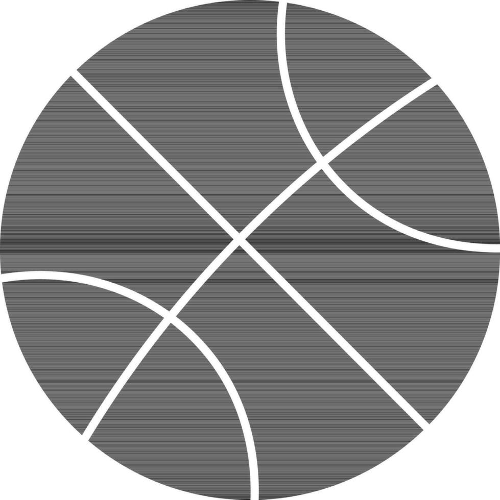 negro baloncesto en blanco antecedentes. vector