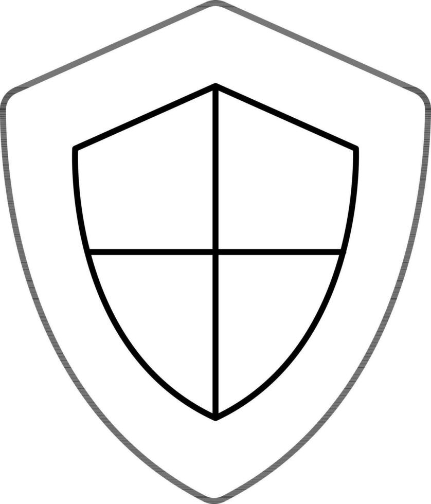 Web Protection sign or symbol with shield. vector
