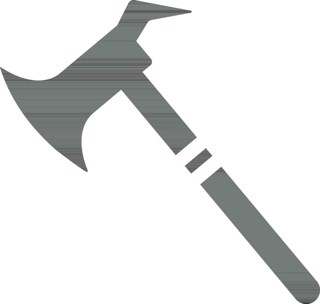 Illustration of colorful axe icon. vector