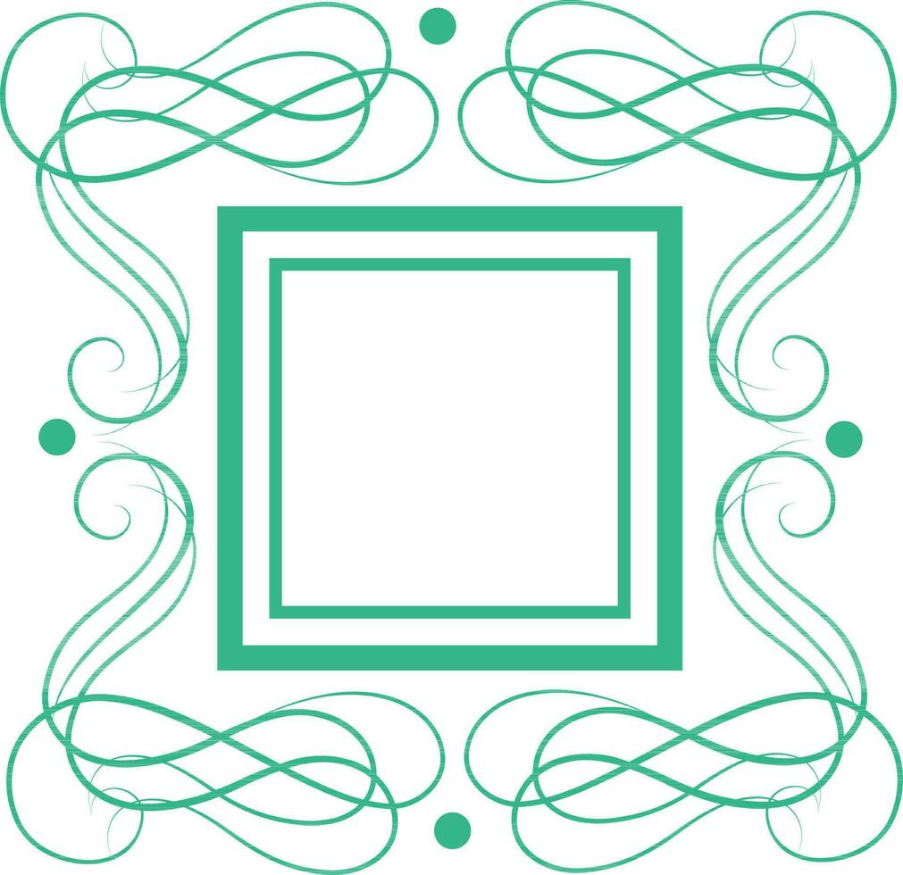 Creative artistic frame design. vector
