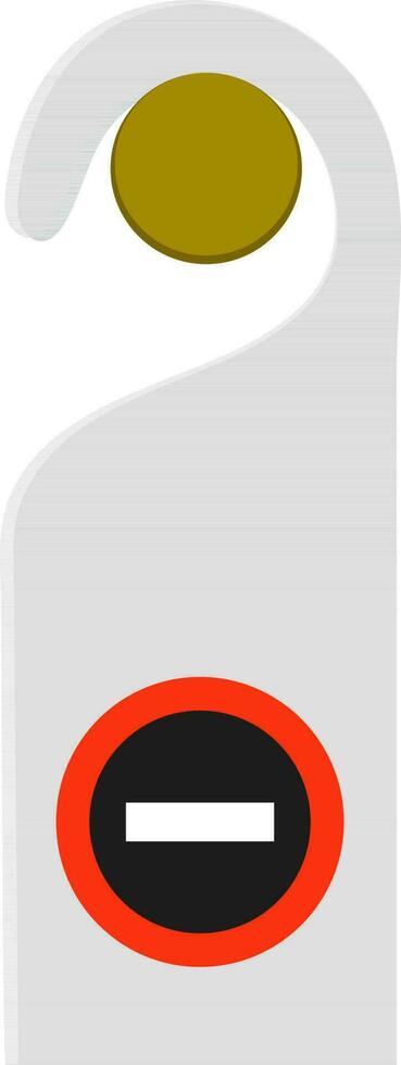 Flat illustration of door hanger. 24516349 Vector Art at Vecteezy