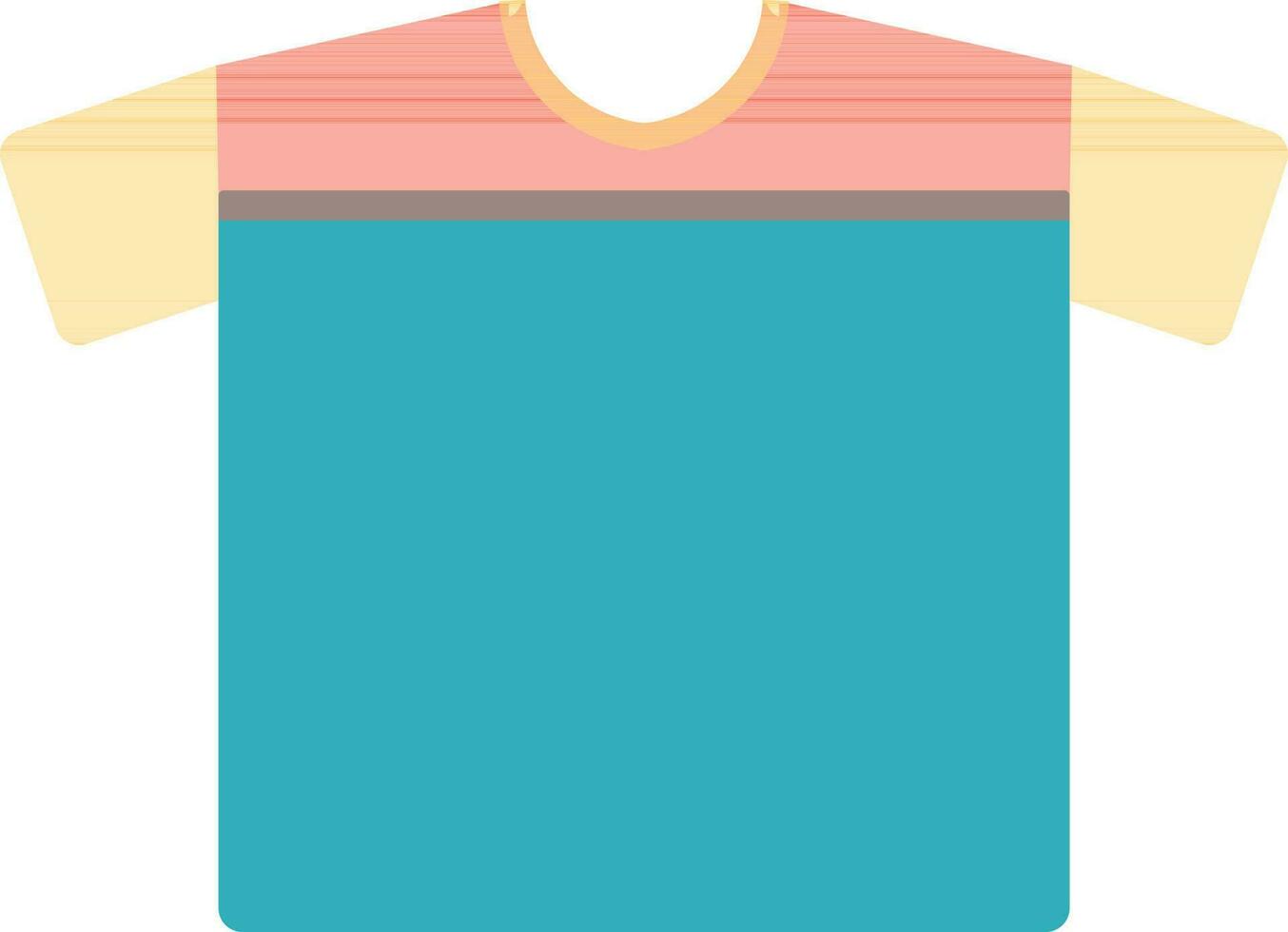 Stylish tshirt on white background. vector
