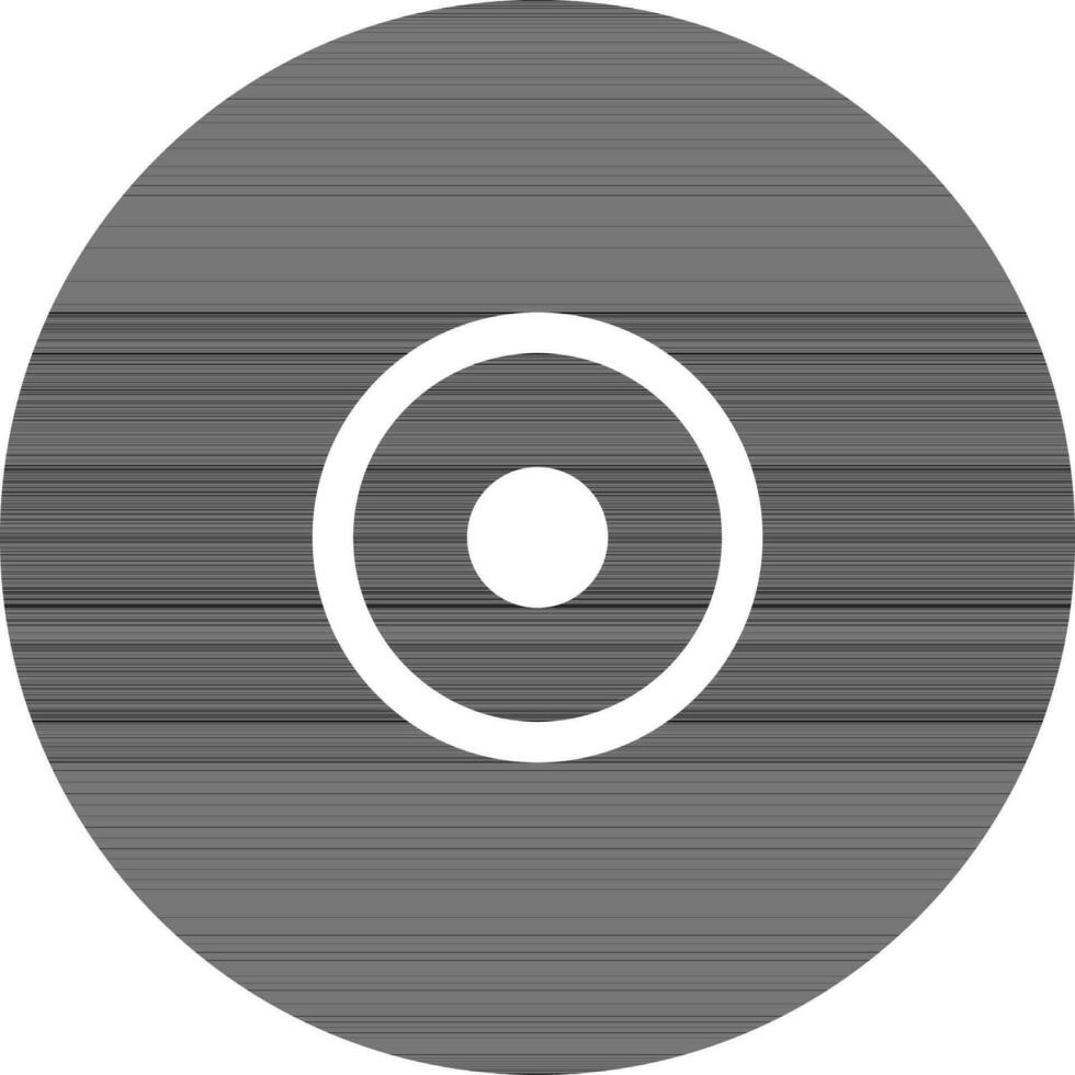Isolated icon of Compact disk CD. vector