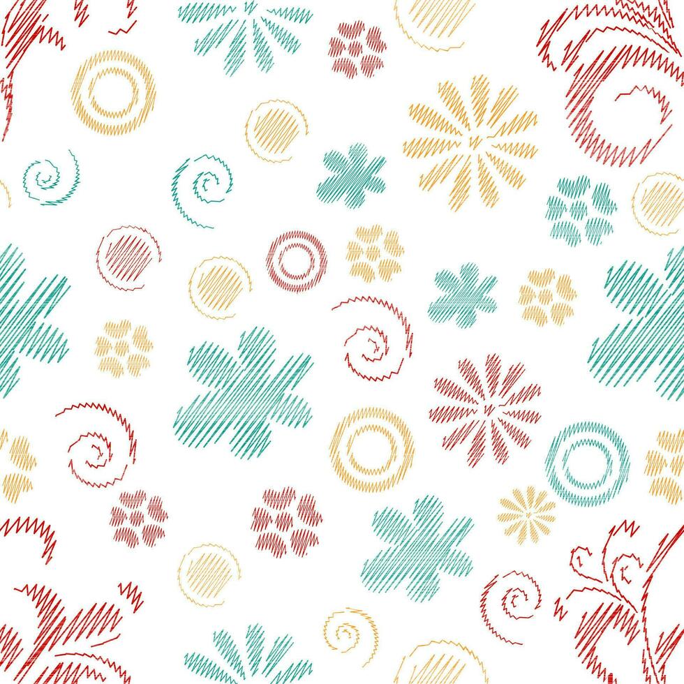 Floral pattern abstract background. vector