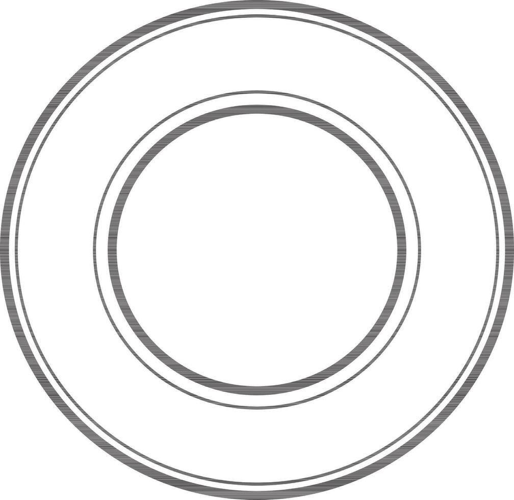Illustration of circle element. vector