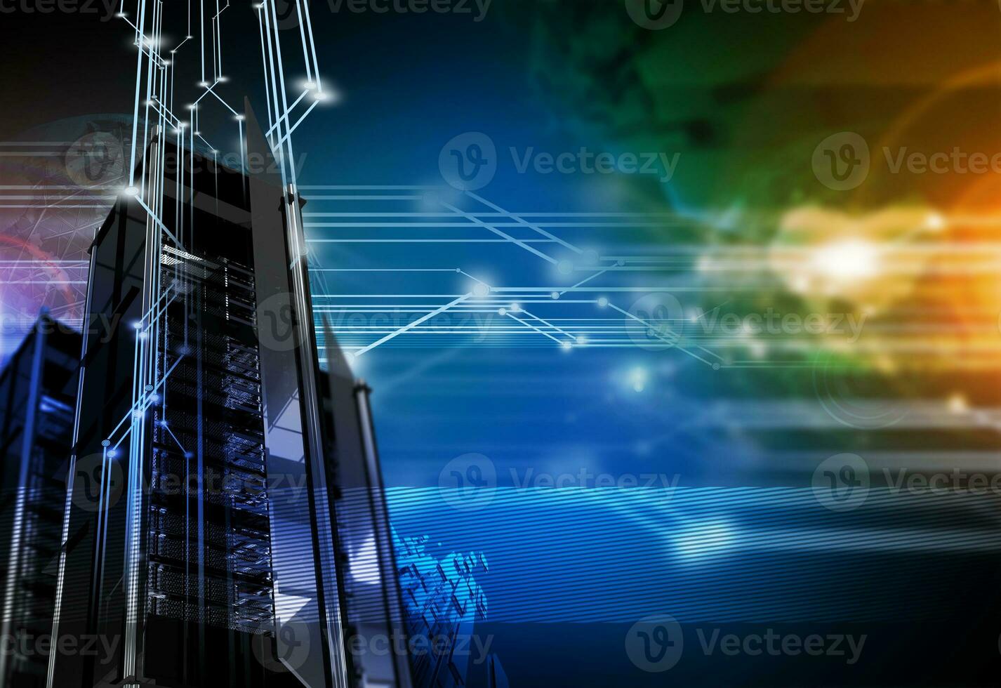 Networking Abstract Background photo