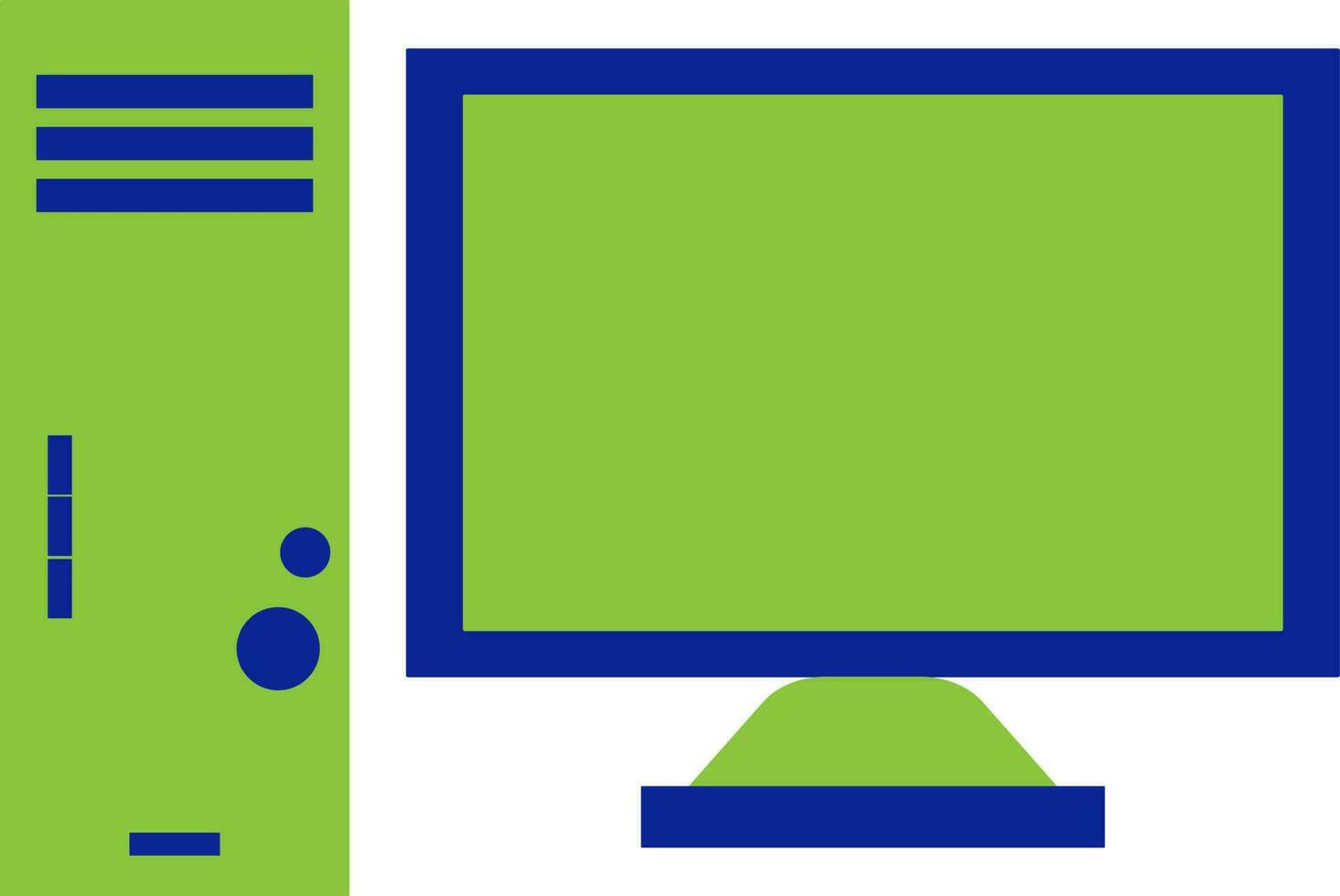Television screen with home theater. vector