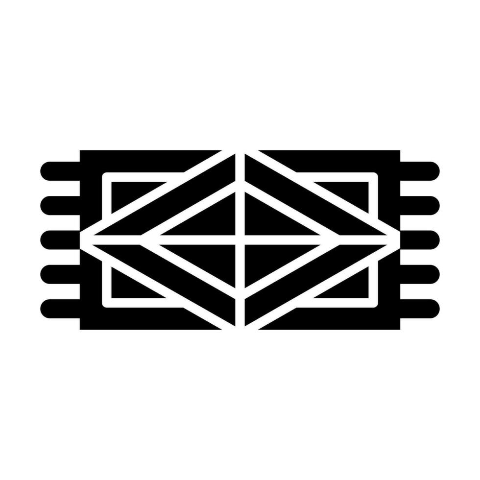 Carpet Glyph Icon Design vector