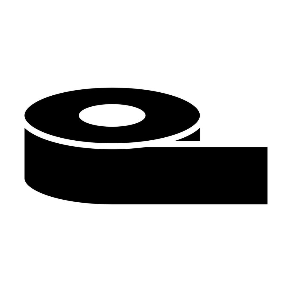 Duct Tape Glyph Icon Design vector